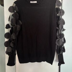 Sioni Black Knit Top